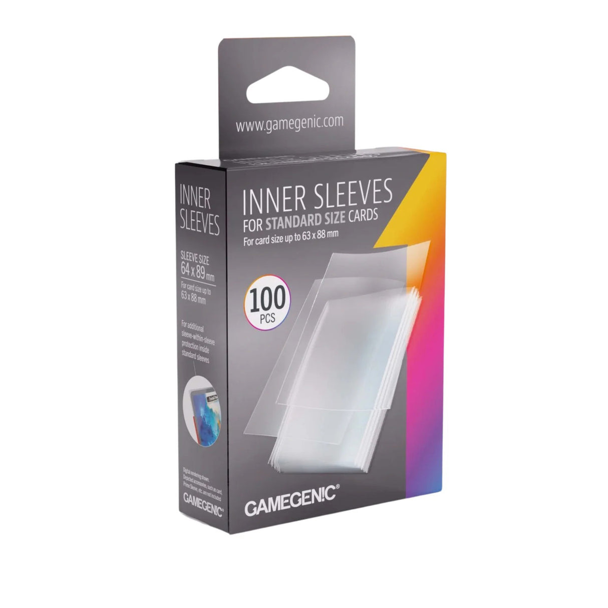 Gamegenic - Inner Sleeves 100 Clear