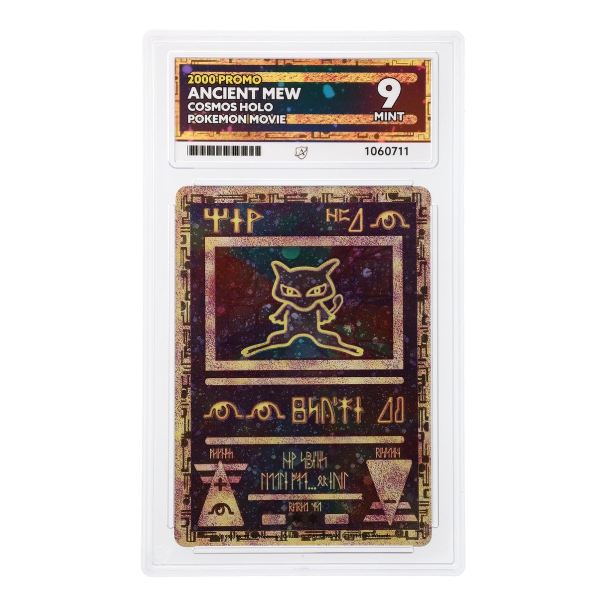 Pokemon - Promo - Pokemon Movie - Ancient Mew (ACE 9 Art Label Graded Slab) - JET Cards