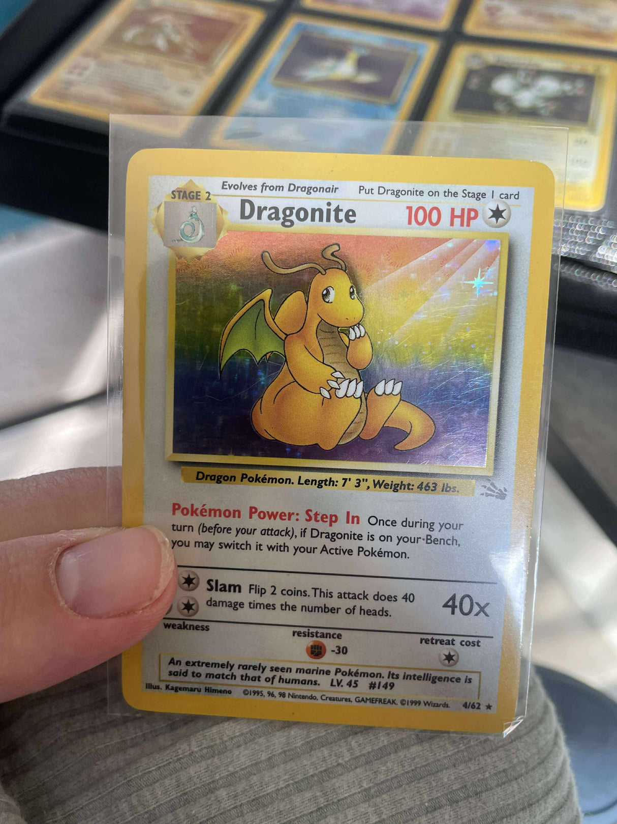 Pokemon - Complete 1999 Fossil Set 62/62 - Excellent to Lightly Played Condition - JET Cards