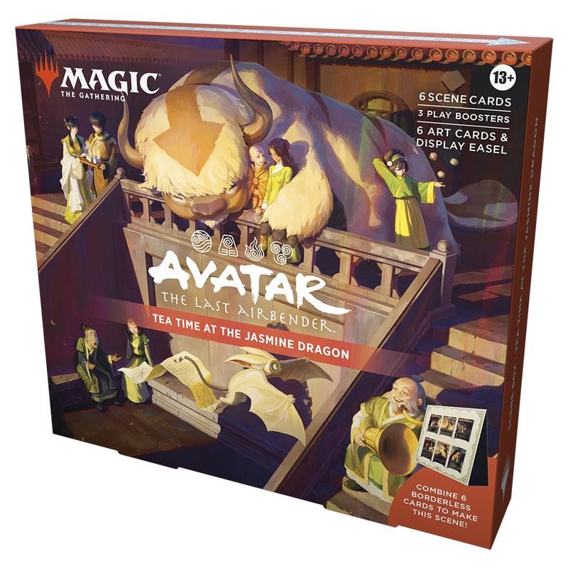 Magic The Gathering - Avatar the Last Airbender - Tea Time at the Jasmine Dragon Scene Box