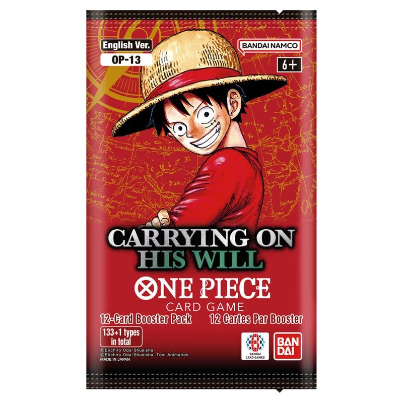 One Piece Card Game - OP-13 - Carrying On His Will - Booster Box (24 Packs)