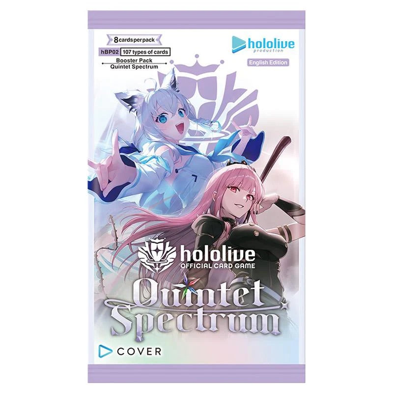 Hololive Official Card Game - Quintet Spectrum - Booster Box (12 Packs) - JET Cards