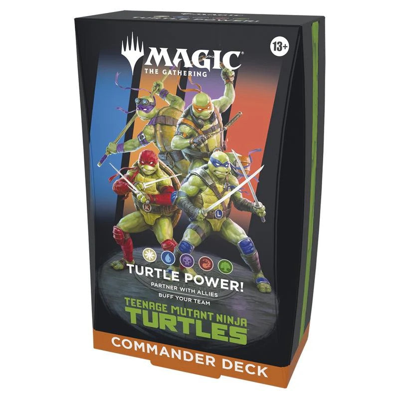 Magic The Gathering - Universes Beyond - Teenage Mutant Ninja Turtles - Commander Deck - Turtle Power - JET Cards