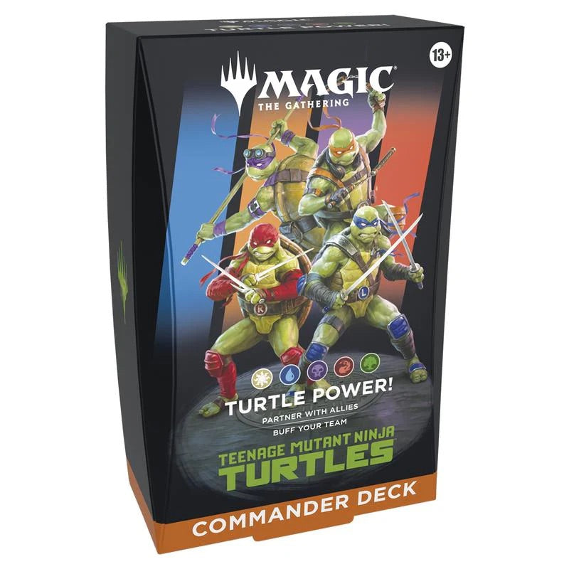 Magic The Gathering - Universes Beyond - Teenage Mutant Ninja Turtles - Commander Deck - Turtle Power - JET Cards