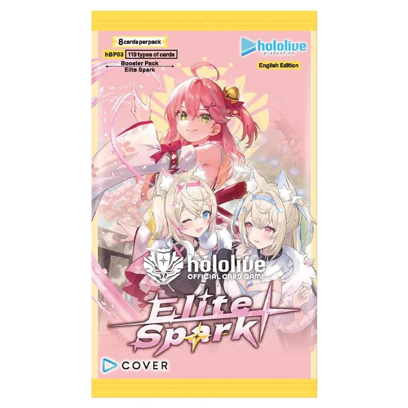 Hololive Official Card Game - Elite Spark - Booster Pack - JET Cards