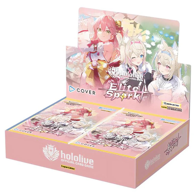 Hololive Official Card Game - Elite Spark - Booster Box (12 Packs) - JET Cards