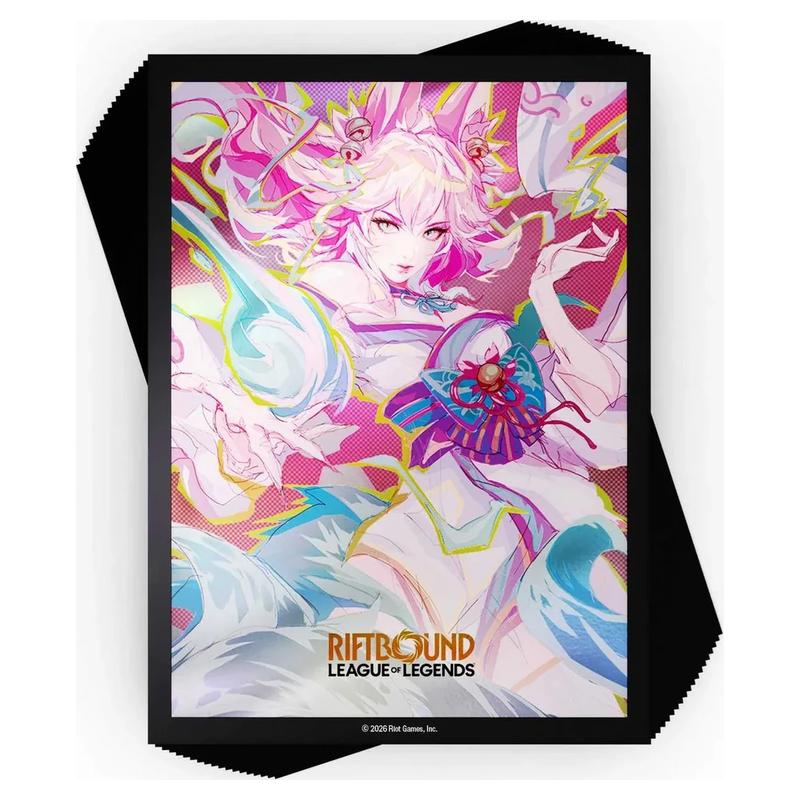 Riftbound: League of Legends TCG - Spiritforged - Art Sleeves - Spirit Blossom Ahri (100 Sleeves) - JET Cards