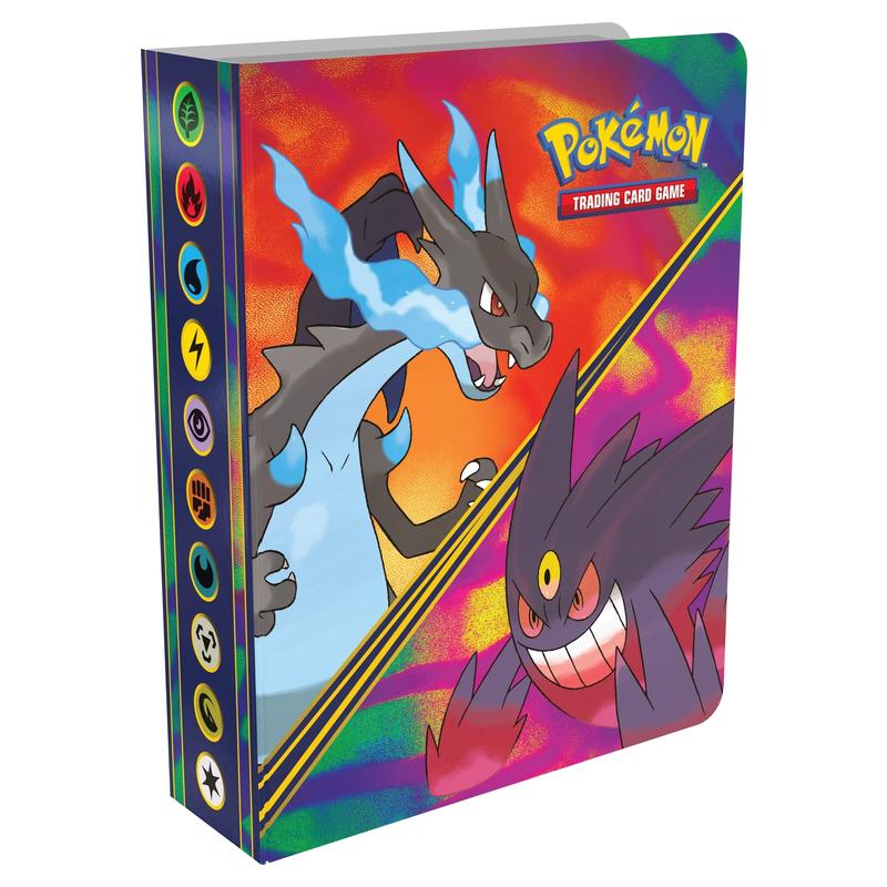 IN-STORE EXCLUSIVE - Pokemon - Mega Evolution - Mega Charizard X and Mega Gengar - Mini Portfolio with Booster - JET Cards