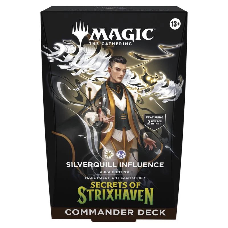 Magic The Gathering - Secrets of Strixhaven - Commander Deck - Silverquill Influence - JET Cards