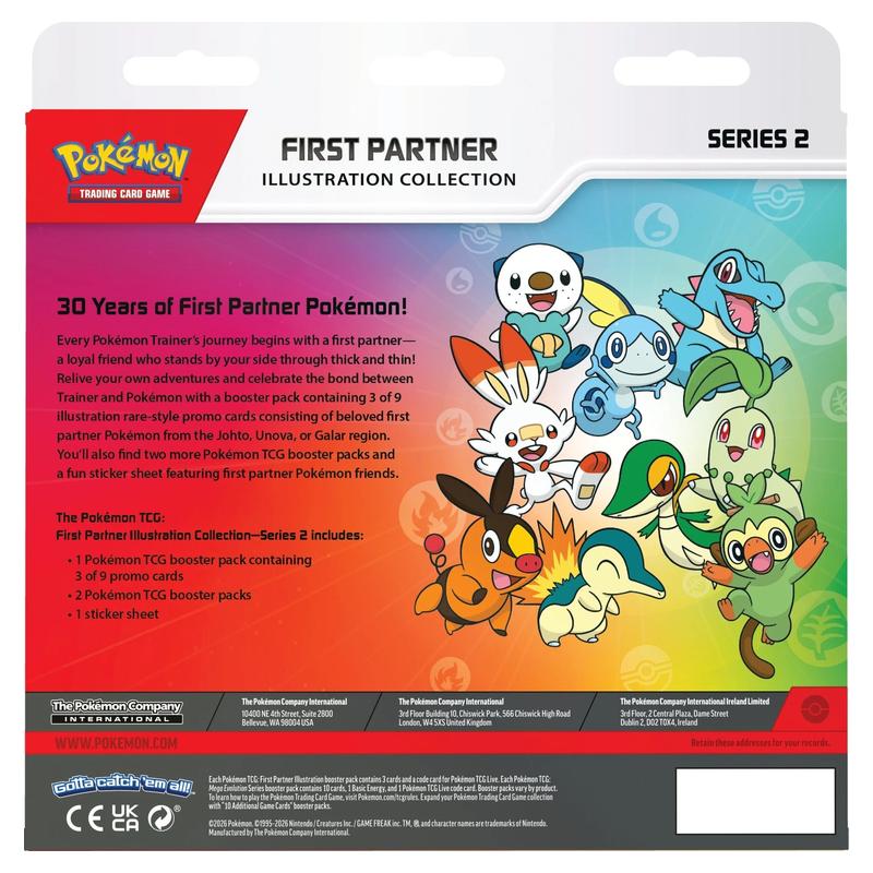 IN-STORE EXCLUSIVE - Pokemon - First Partner Illustration Collection Box - Series 2 - JET Cards