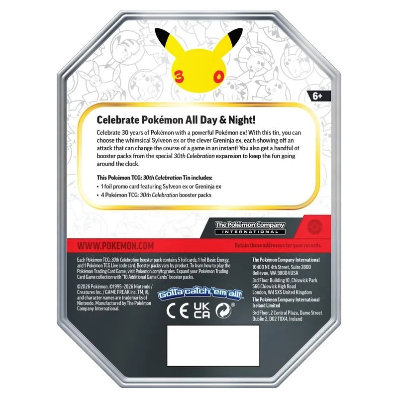 Pokemon - 30th Celebration - Tin - Sylveon ex
