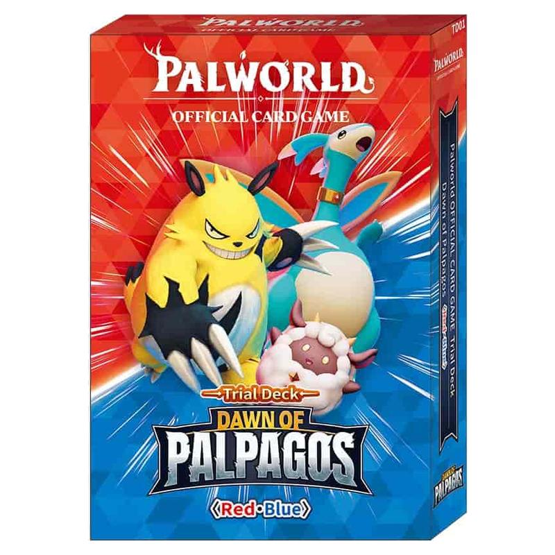 Palworld Official Card Game - Dawn of Palpagos - Trial Deck - Red/Blue
