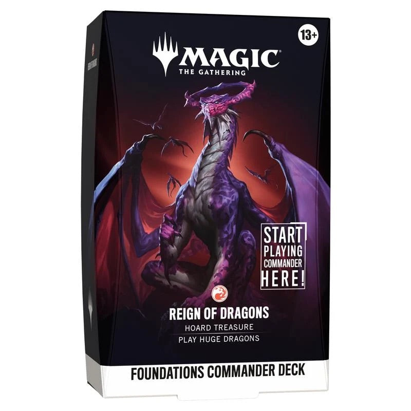 Magic The Gathering - Foundations - Commander Deck - Reign of Dragons
