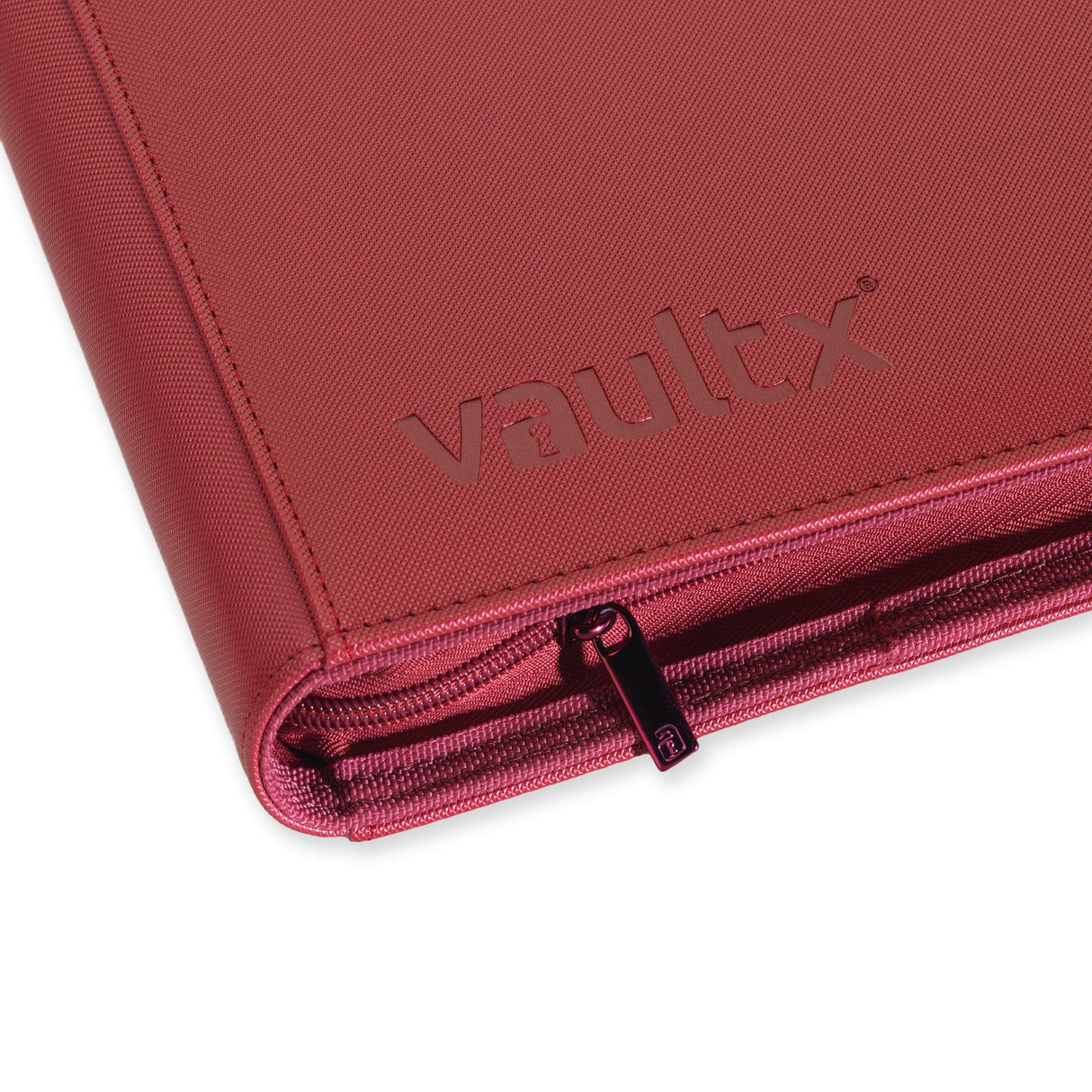 Vault X - 12-Pocket Exo-Tec® - Zip Binder - Metallic Red