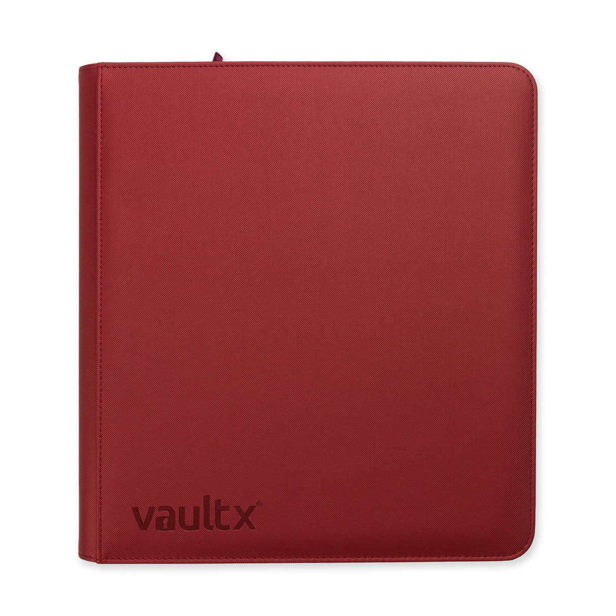 Vault X - 12-Pocket Exo-Tec® - Zip Binder - Metallic Red