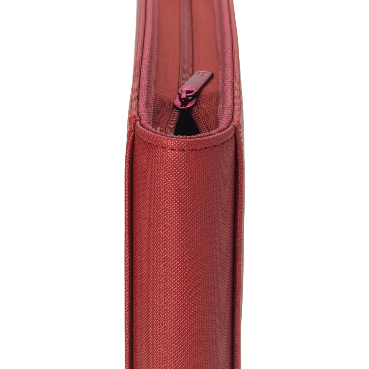 Vault X - 12-Pocket Exo-Tec® - Zip Binder - Metallic Red