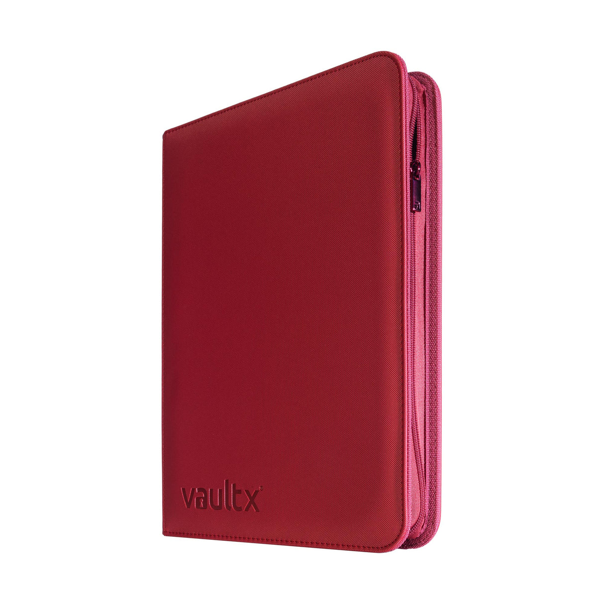 Vault X - 9-Pocket Exo-Tec® - Zip Binder - Metallic Red