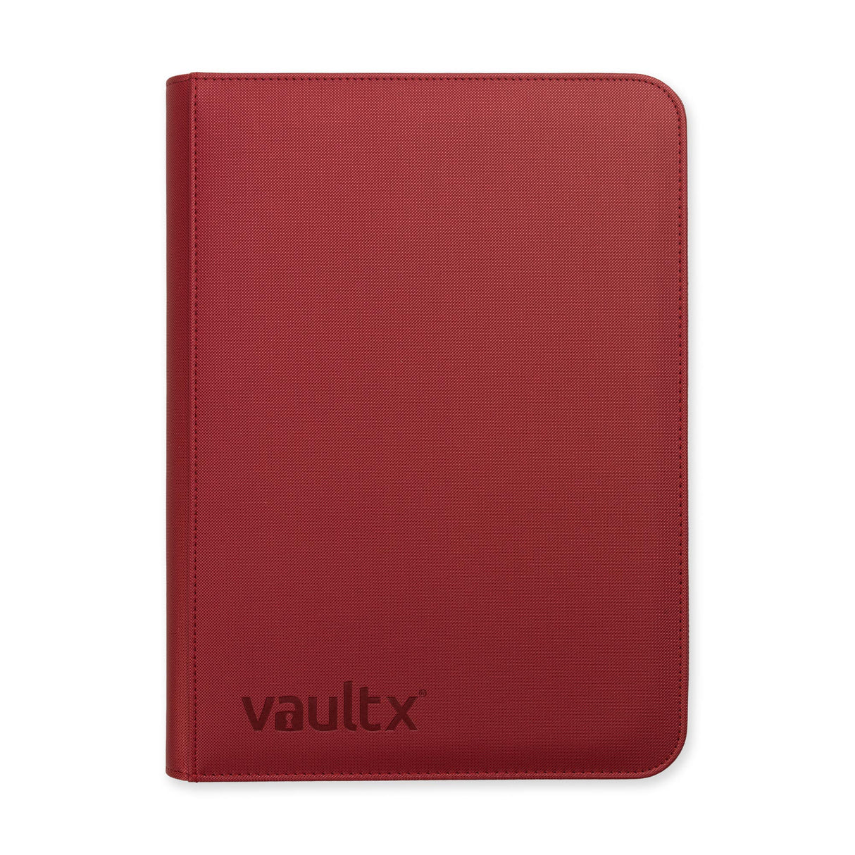 Vault X - 9-Pocket Exo-Tec® - Zip Binder - Metallic Red