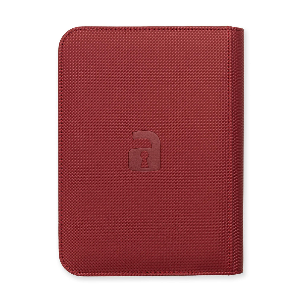 Vault X - 4-Pocket Exo-Tec® - Zip Binder - Metallic Red