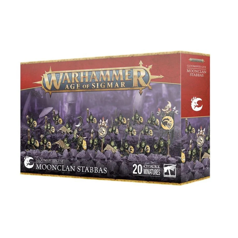 Warhammer Age of Sigmar - Gloomspite Gitz - Moonclan Stabbas - JET Cards