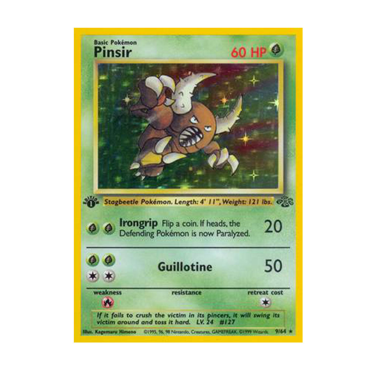 Pinsir 9/64 - Base Set - Jungle - Rare Holo