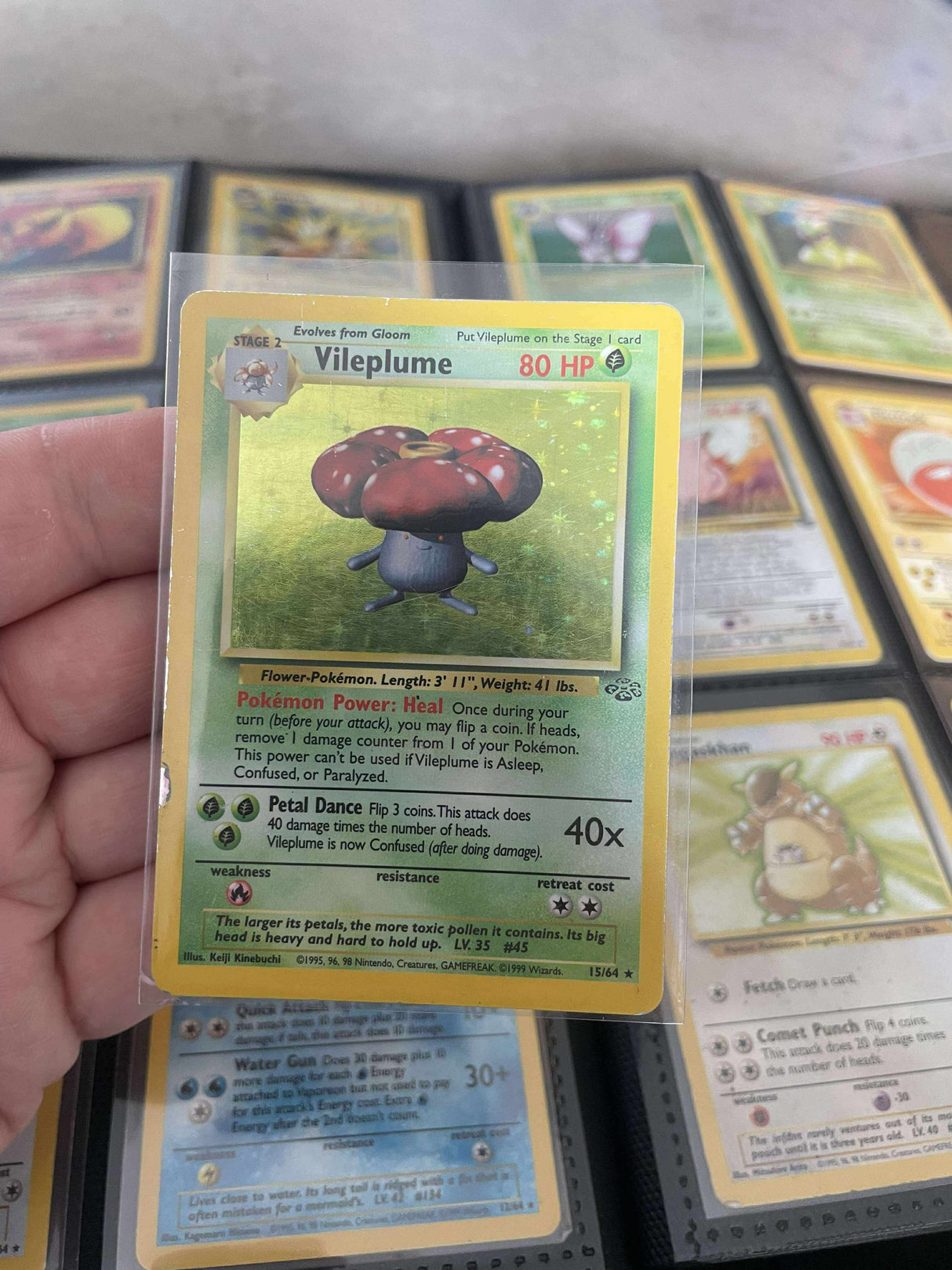 Pokemon - Complete 1999 Jungle Set - Lightly Played to Moderately Played - JET Cards