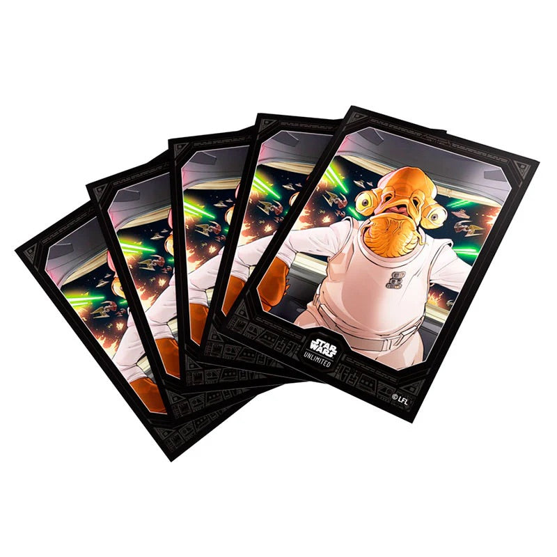 Gamegenic - Star Wars Unlimited - Art Sleeves - Admiral Ackbar (60 Sleeves) - JET Cards