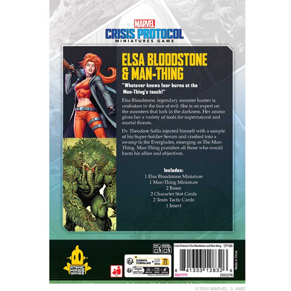 Marvel - Crisis Protocol - Elsa Bloodstone & Man-Thing