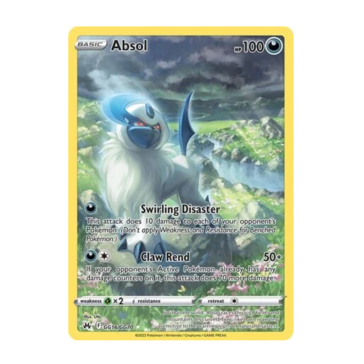 Absol GG16/GG70 - Sword & Shield - Crown Zenith - Rare Holo