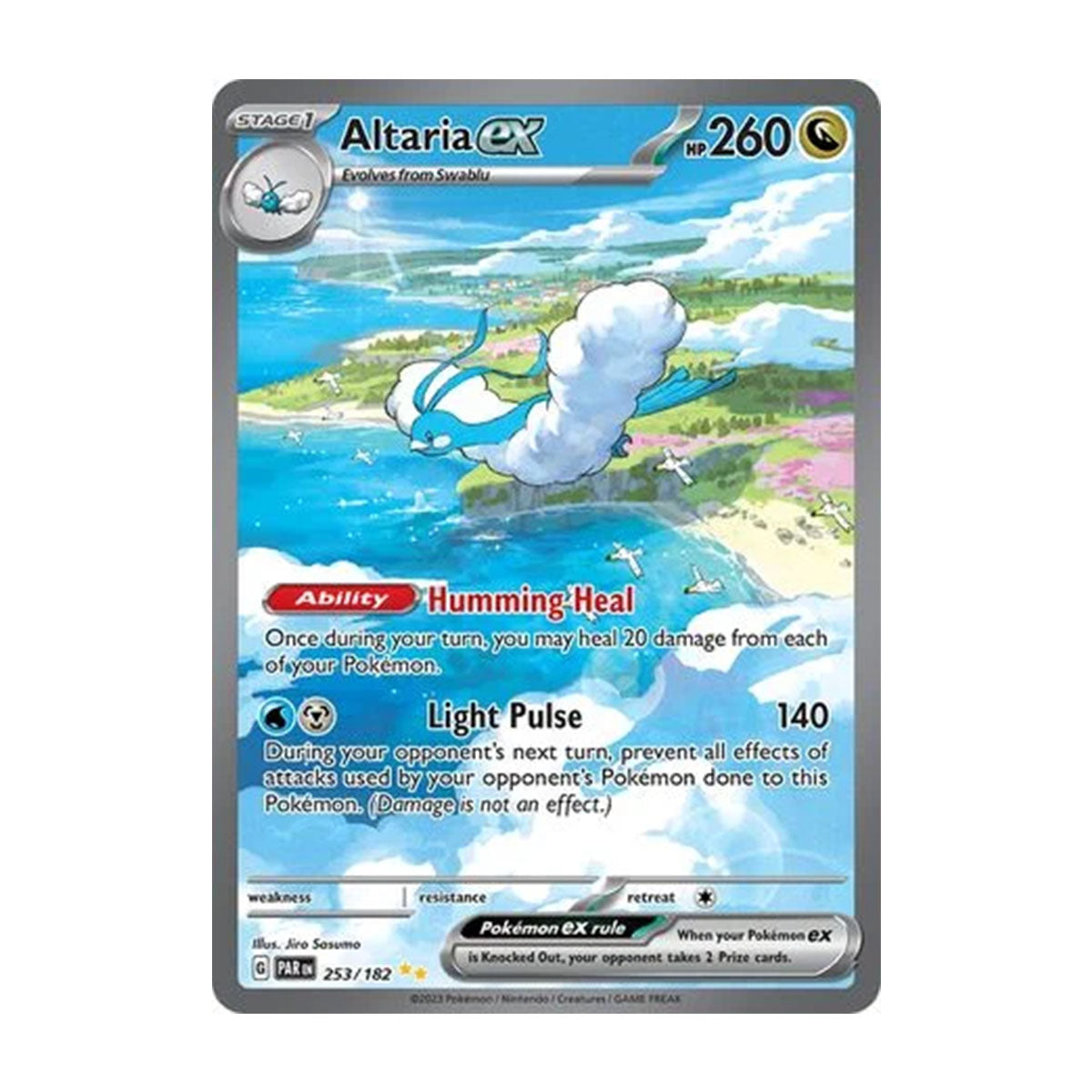 Altaria EX 253/182 - Scarlet & Violet - Paradox Rift - Special Illustration Rare