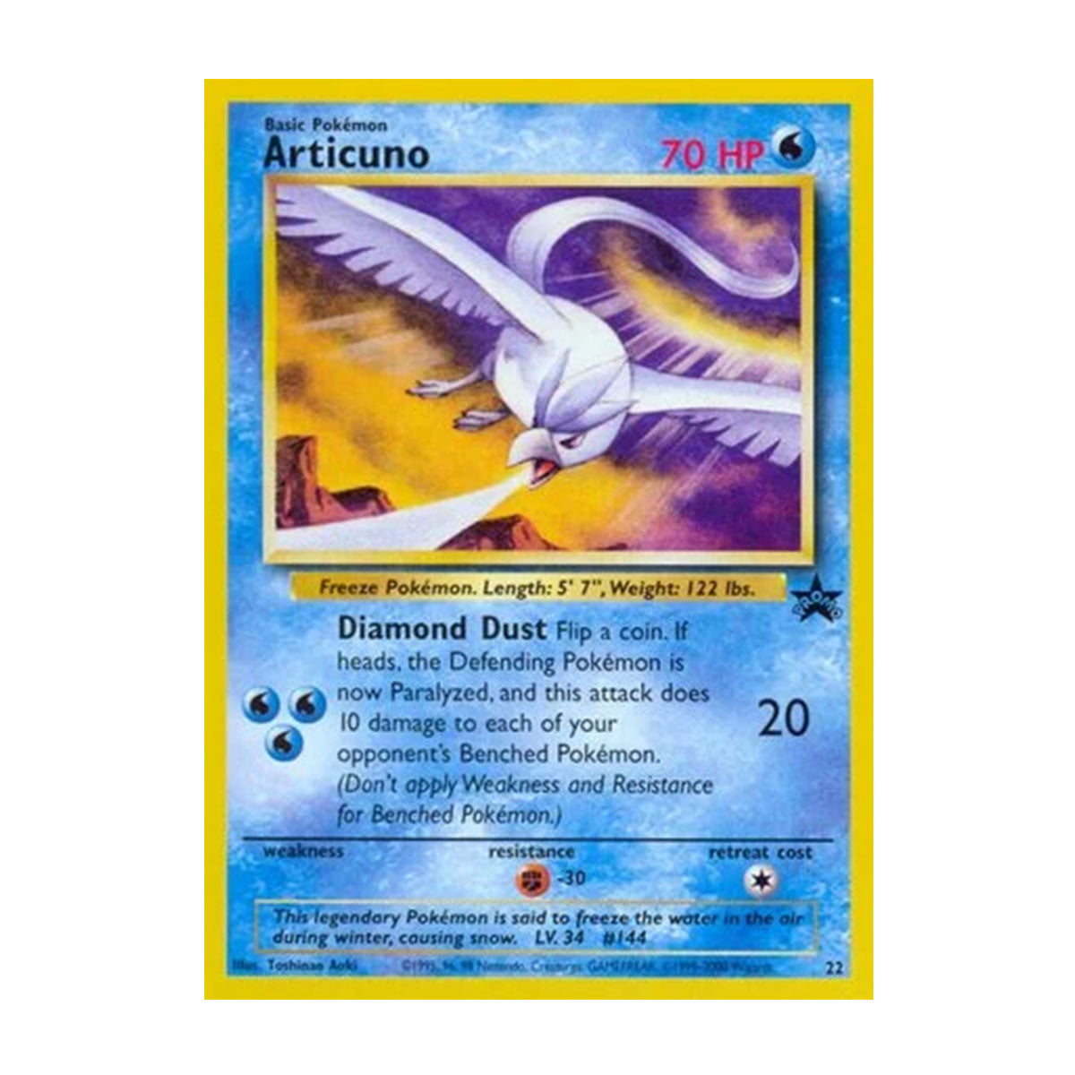 Articuno 22 - Wizards of the Coast - Promo