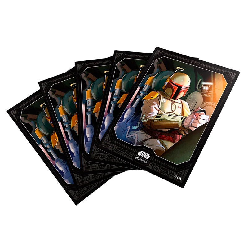Gamegenic - Star Wars Unlimited - Art Sleeves - Boba Fett (60 Sleeves) - JET Cards