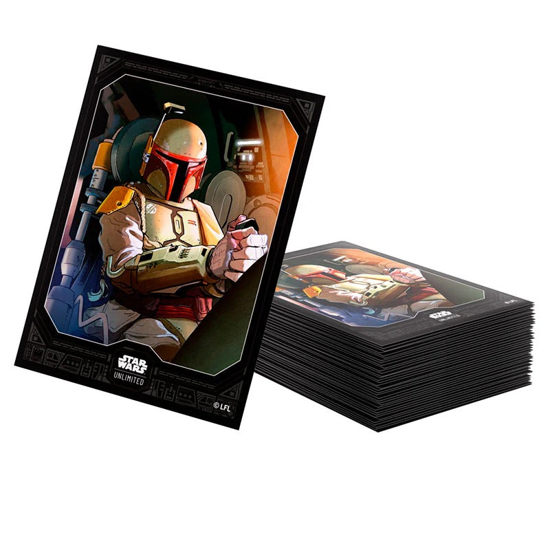 Gamegenic - Star Wars Unlimited - Art Sleeves - Boba Fett (60 Sleeves) - JET Cards