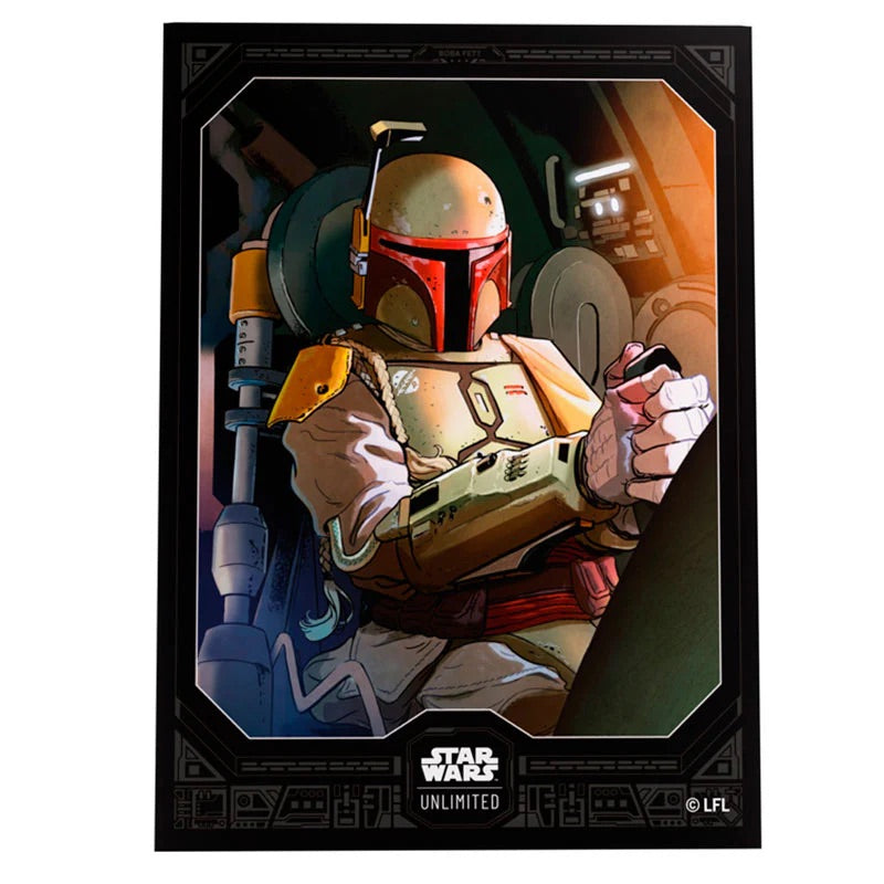 Gamegenic - Star Wars Unlimited - Art Sleeves - Boba Fett (60 Sleeves) - JET Cards