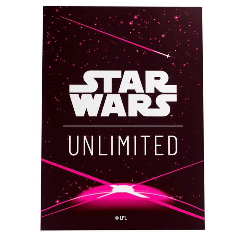 Gamegenic - Star Wars Unlimited - Art Sleeves - Card Back Magenta (60 Sleeves) - JET Cards
