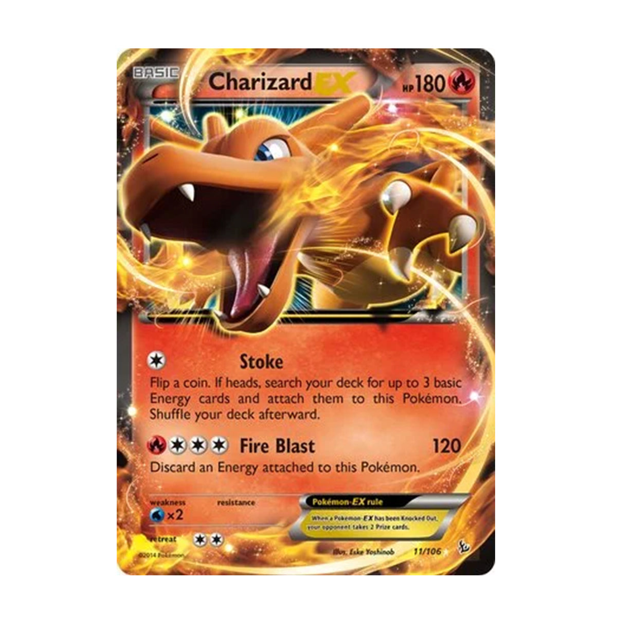 Charizard ex 11/106 - XY - Flashfire - Rare Holo EX