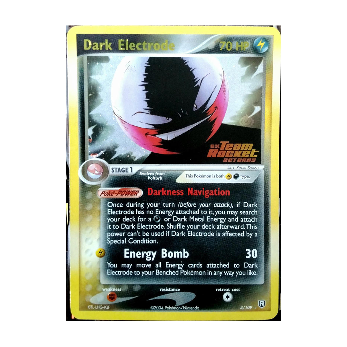 Dark Electrode 4/109 - EX Team Rocket Returns - Reverse Holo Stamped