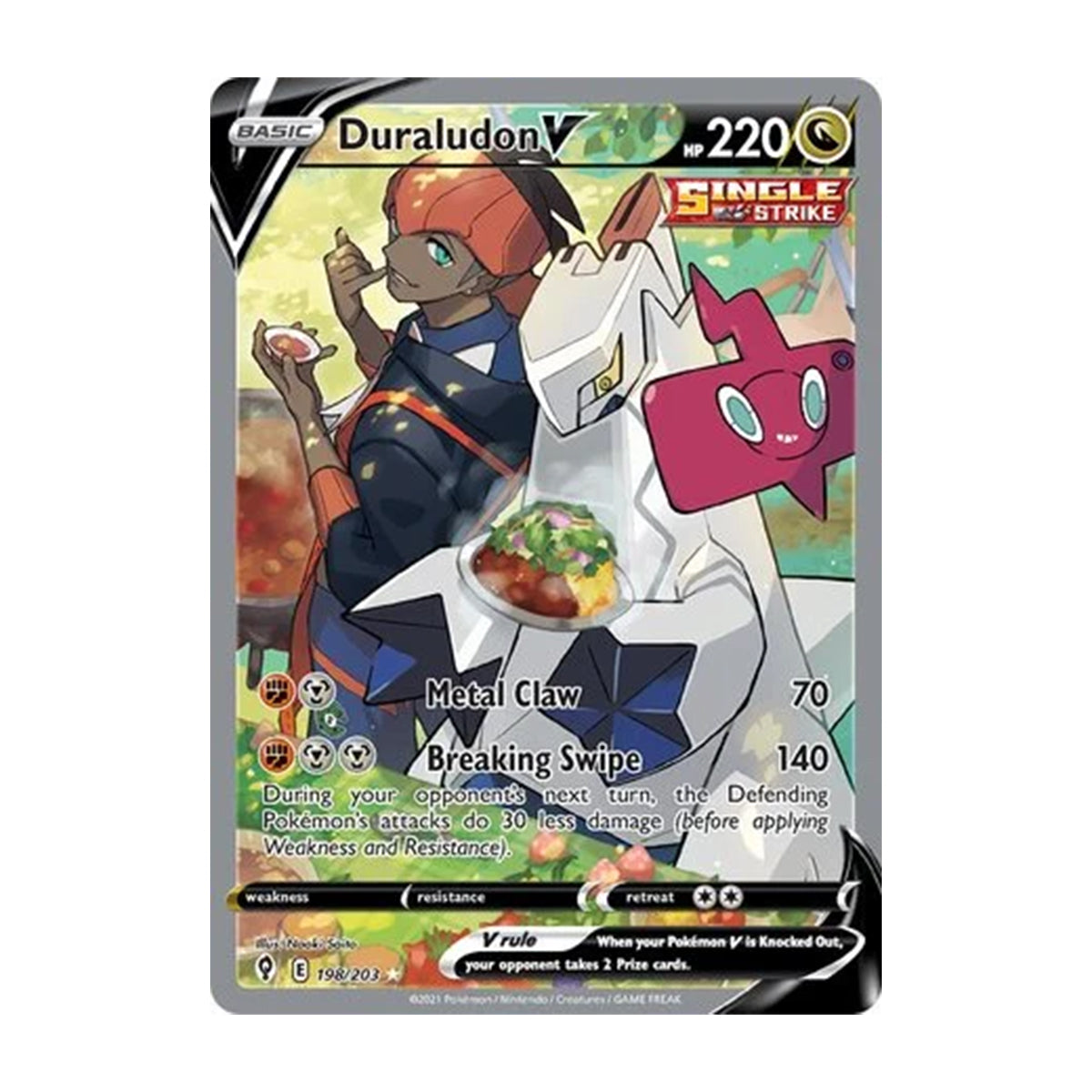 Duraludon V 198/203 - Sword & Shield - Evolving Skies - Rare Ultra
