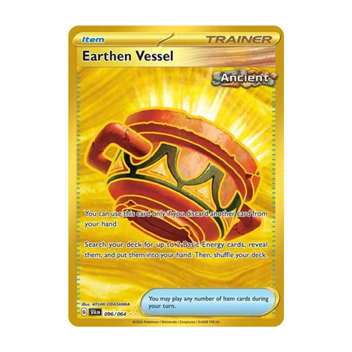 Earthen Vessel 096/064 - Scarlet & Violet - Shrouded Fable - Rare Secret