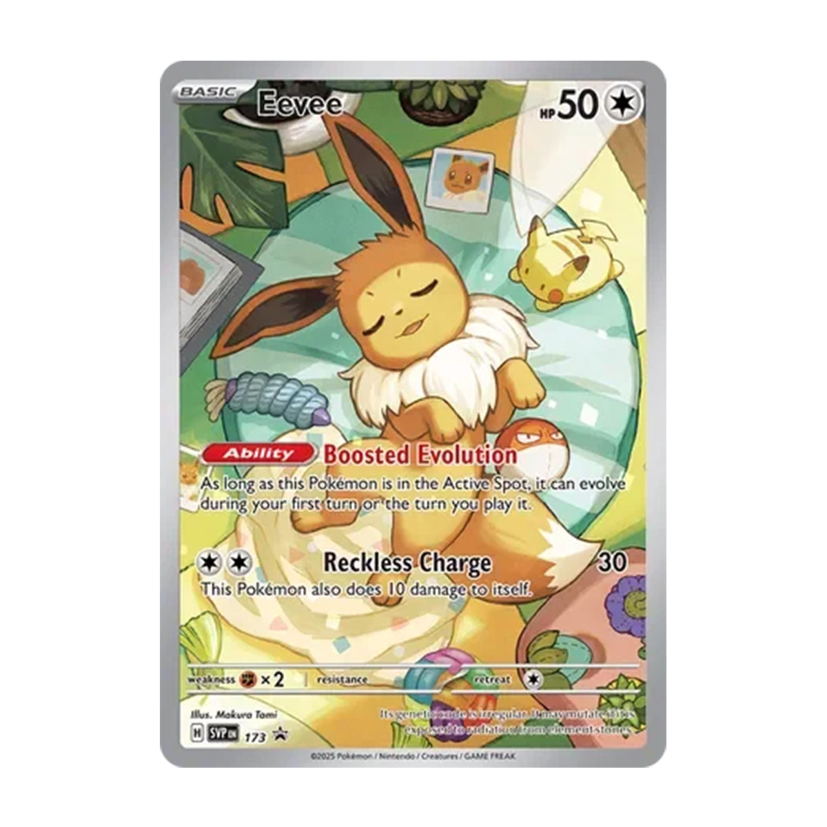 Eevee SVP173 - Scarlet & Violet - Prismatic Evolutions - Black Star Promo
