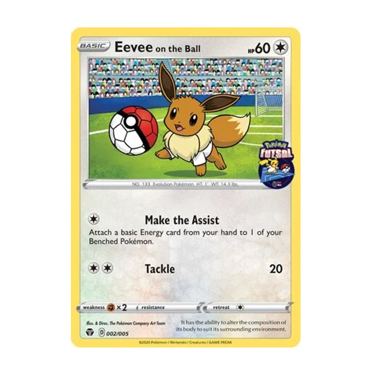 Eevee on the Ball 002/005 - Pokemon Futsal