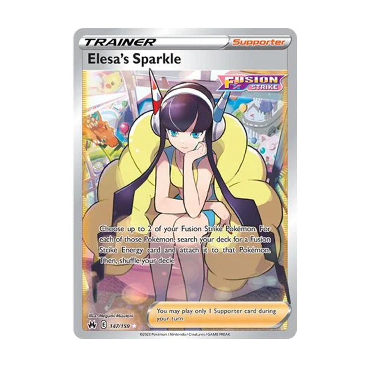Elesa's Sparkle 147/159 - Sword & Shield - Crown Zenith - Ultra Rare