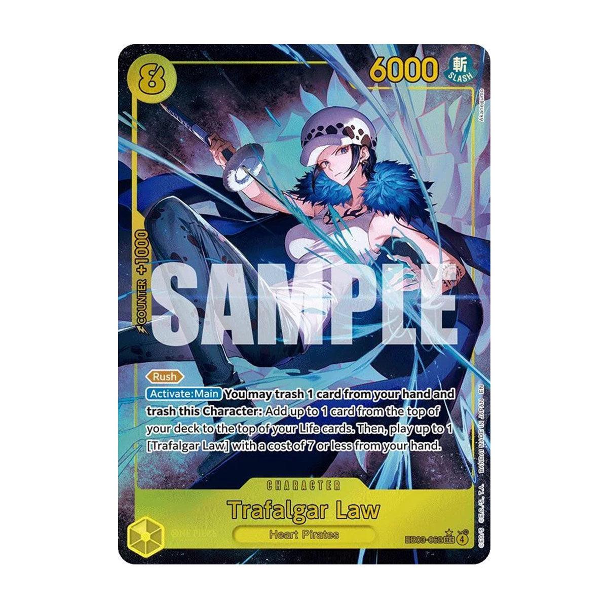 Trafalgar Law EB03-062 - EB03 - Heroines Edition - Alt Art