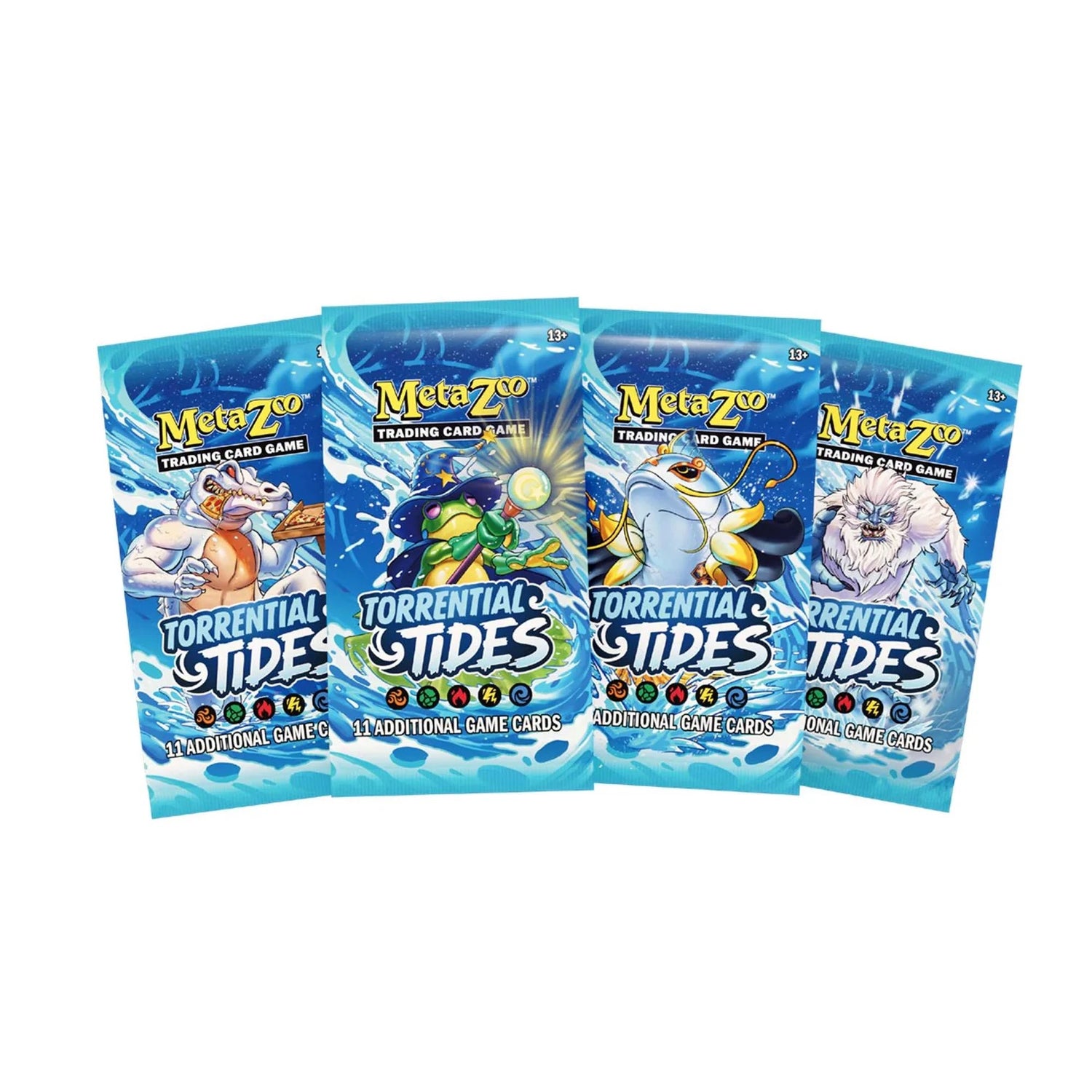 MetaZoo TCG - Set 2 - Torrential Tides - Booster Box (24 Packs) - JET Cards