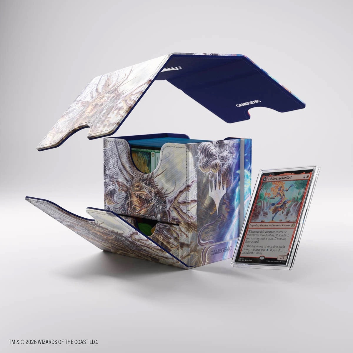 Gamegenic - Magic the Gathering - Lorwyn Eclipsed - Sidekick PRO 100+ XL - Ashling, the Limitless/Auntie Ool,Cursewretch - JET Cards