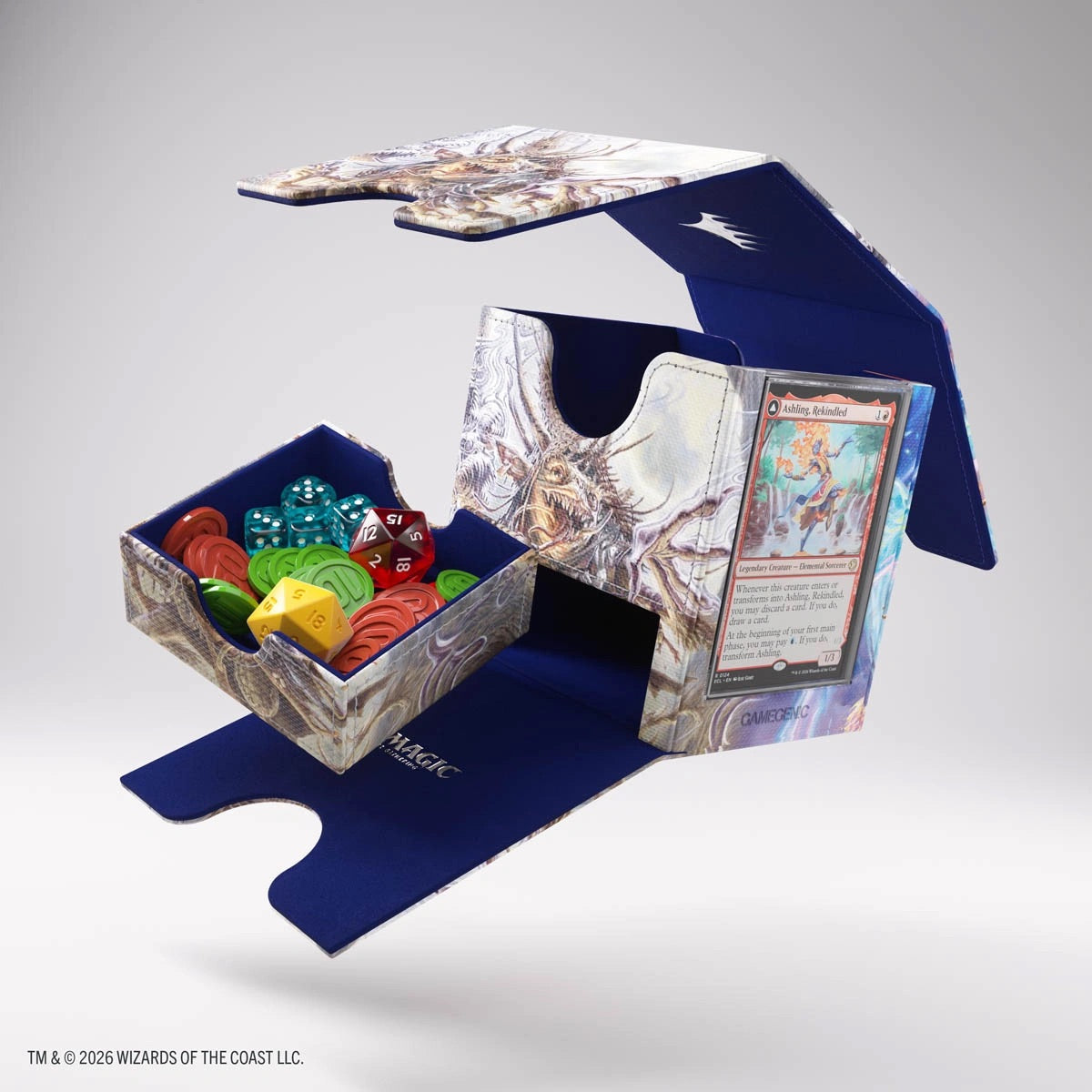 Gamegenic - Magic the Gathering - Lorwyn Eclipsed - Sidekick PRO 100+ XL - Ashling, the Limitless/Auntie Ool,Cursewretch - JET Cards