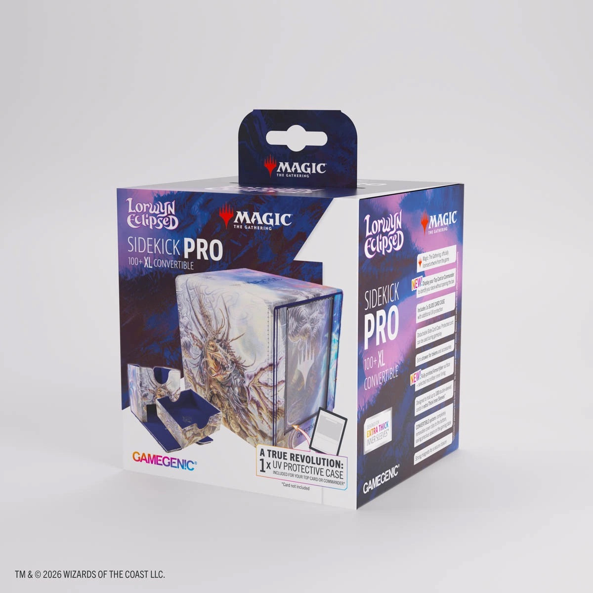 Gamegenic - Magic the Gathering - Lorwyn Eclipsed - Sidekick PRO 100+ XL - Ashling, the Limitless/Auntie Ool,Cursewretch - JET Cards