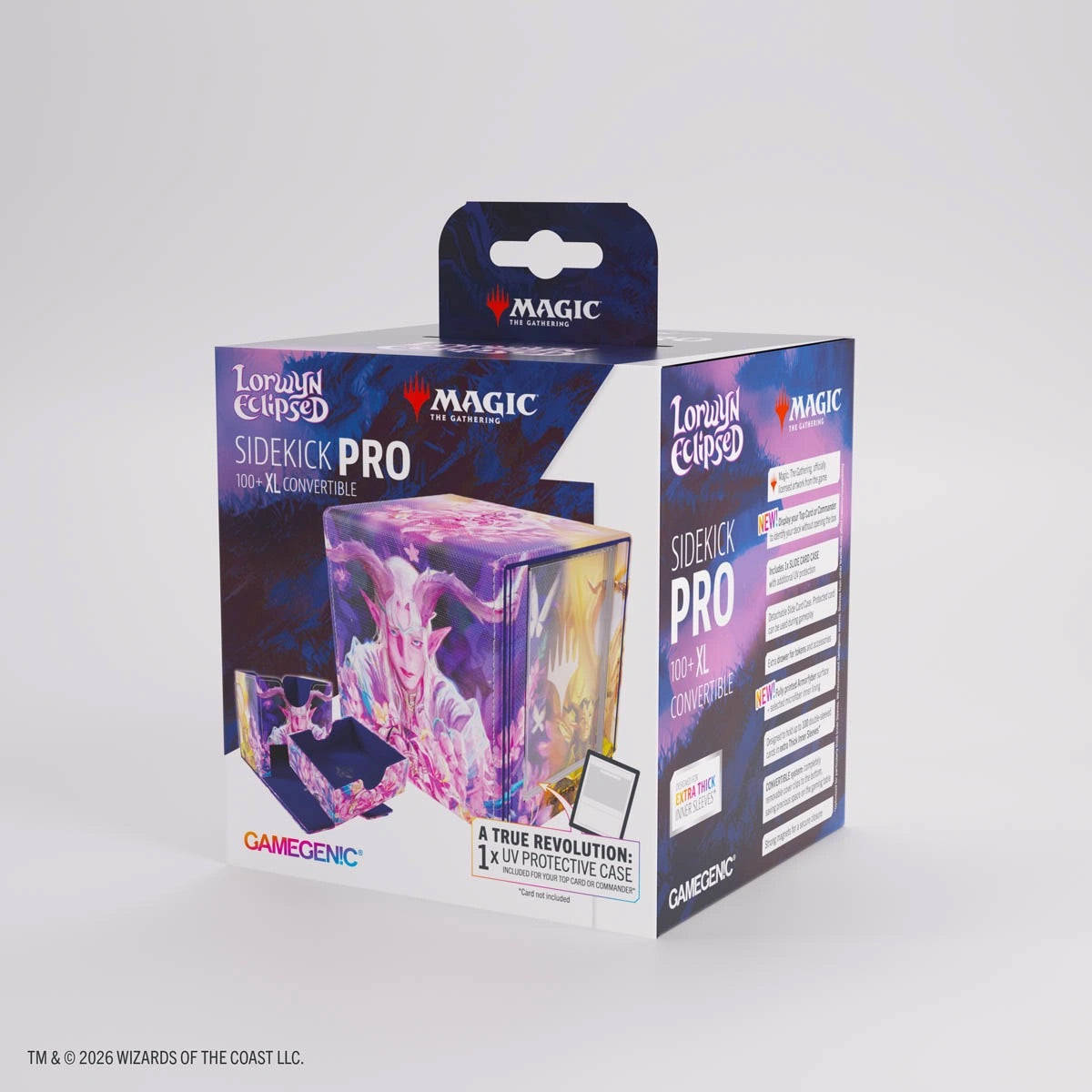 Gamegenic - Magic the Gathering - Lorwyn Eclipsed - Sidekick PRO 100+ XL - Morcants Loyalist/Dawnhand Eulogist - JET Cards