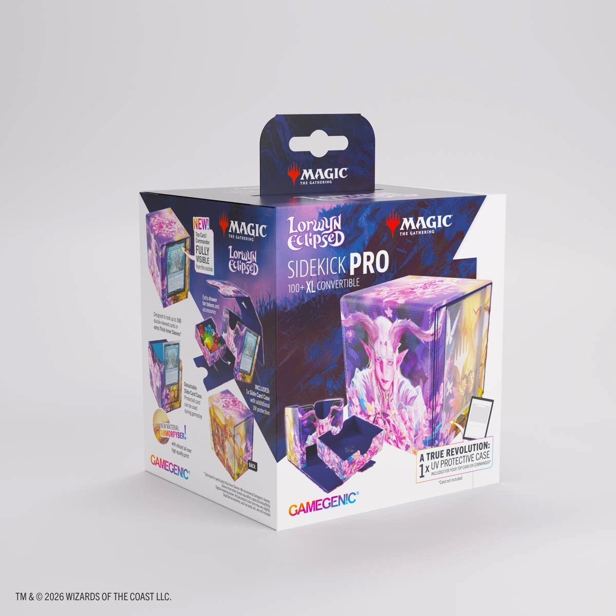 Gamegenic - Magic the Gathering - Lorwyn Eclipsed - Sidekick PRO 100+ XL - Morcants Loyalist/Dawnhand Eulogist - JET Cards