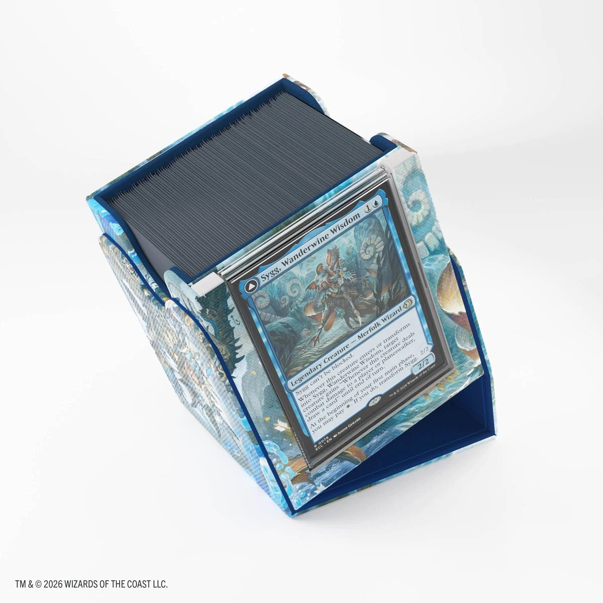 Gamegenic - Magic the Gathering - Lorwyn Eclipsed - Squire PLUS 100+ XL - Sygg, Wanderwine Wisdom/Sygg, Wanderbrine Shield - JET Cards